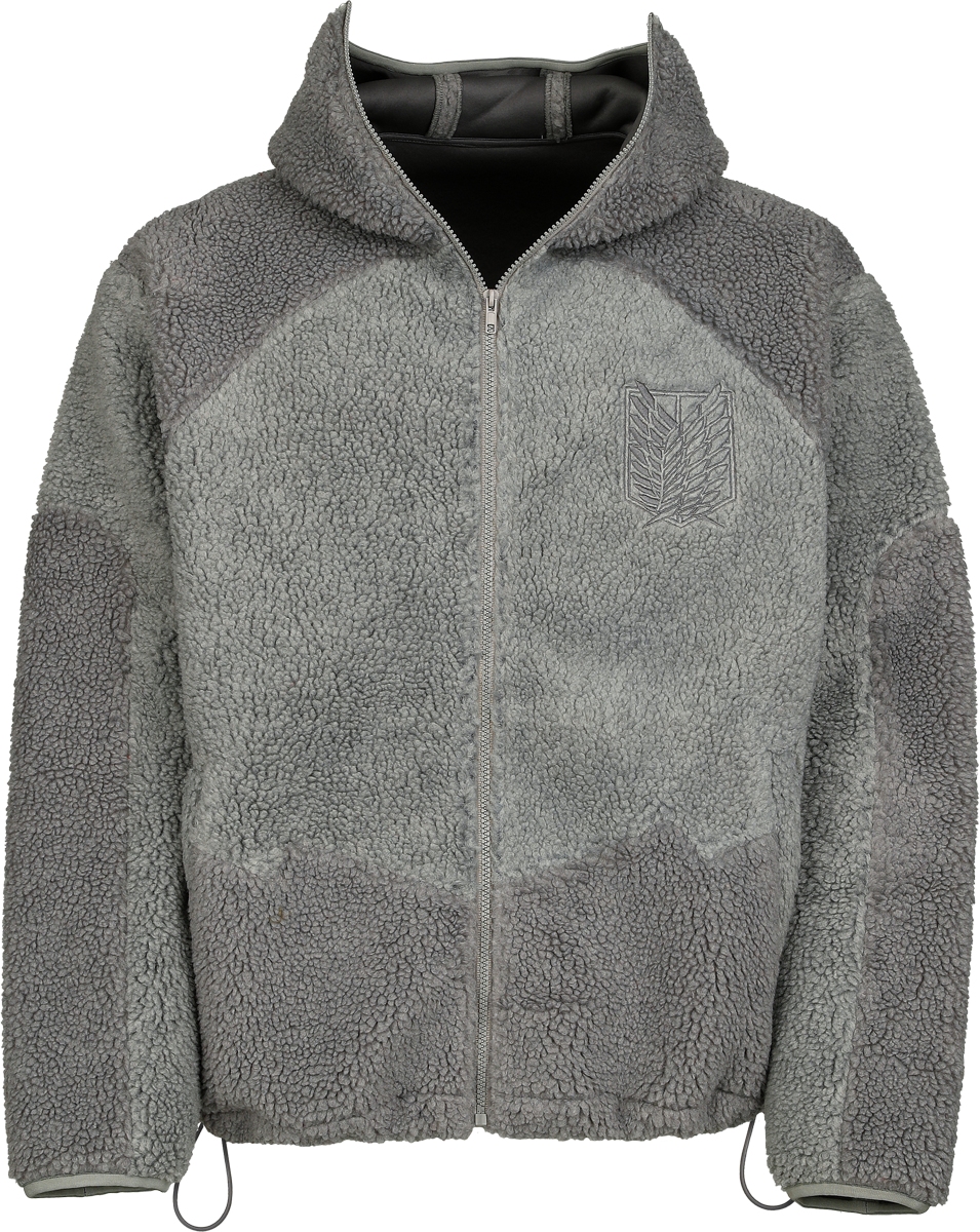 Attack On Titan Anime Mid-Season Jackets - Colossal Titan - for Men - grey
