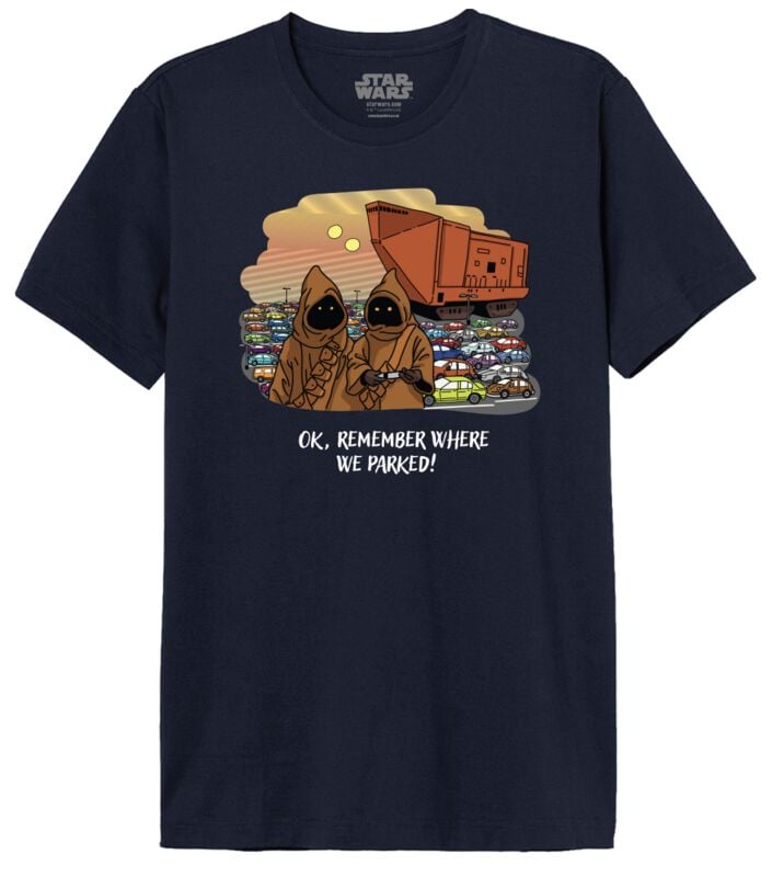 3664794796678 - Jawa - Ok Remember Where We Parked! T-Shirt navy in M