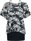 2 in 1 AOP Leaves Shirt, Forplay, T-Shirt