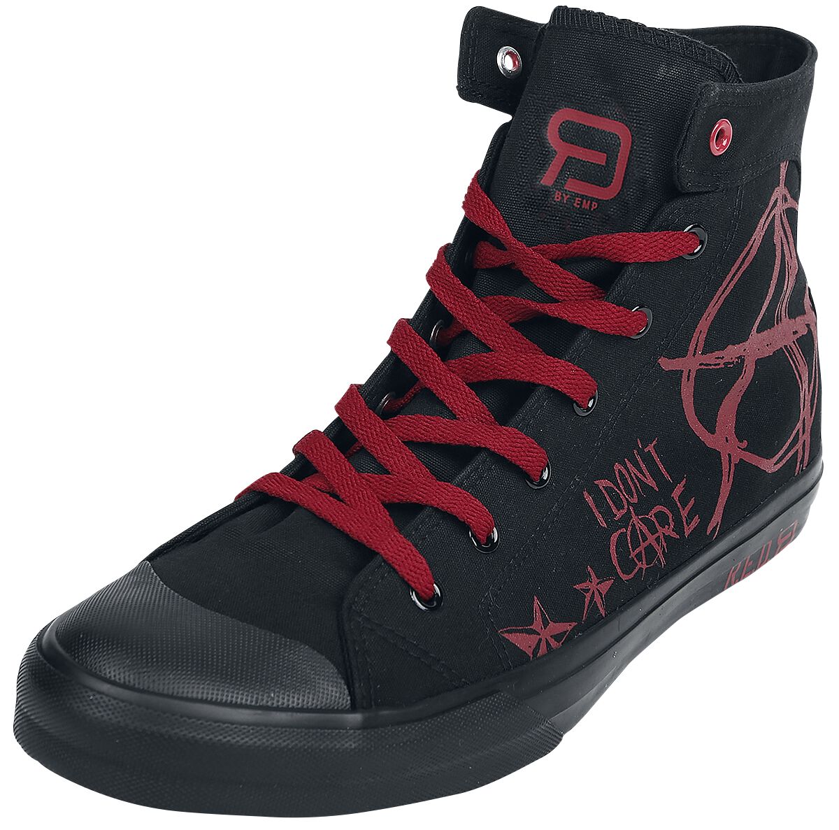 Image of Sneakers alte di RED by EMP - Walk The Line - EU36 a EU47 - Unisex - nero