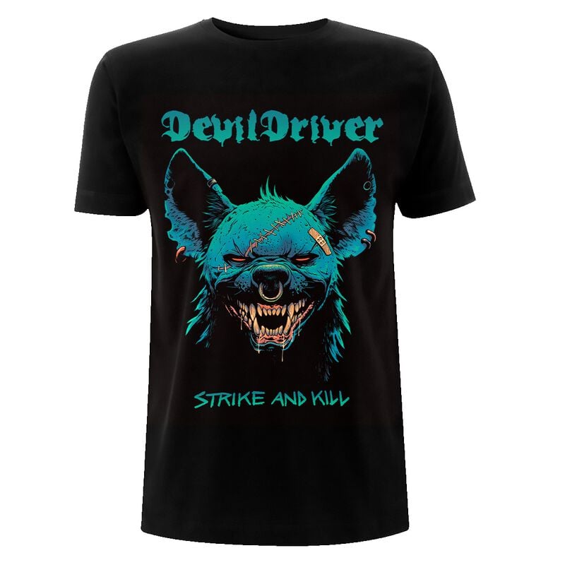 T-Shirt - Large Hyena - S bis XXL - für Männer - Größe XXL - schwarz - Lizenziertes Merchandise! - Männer - male