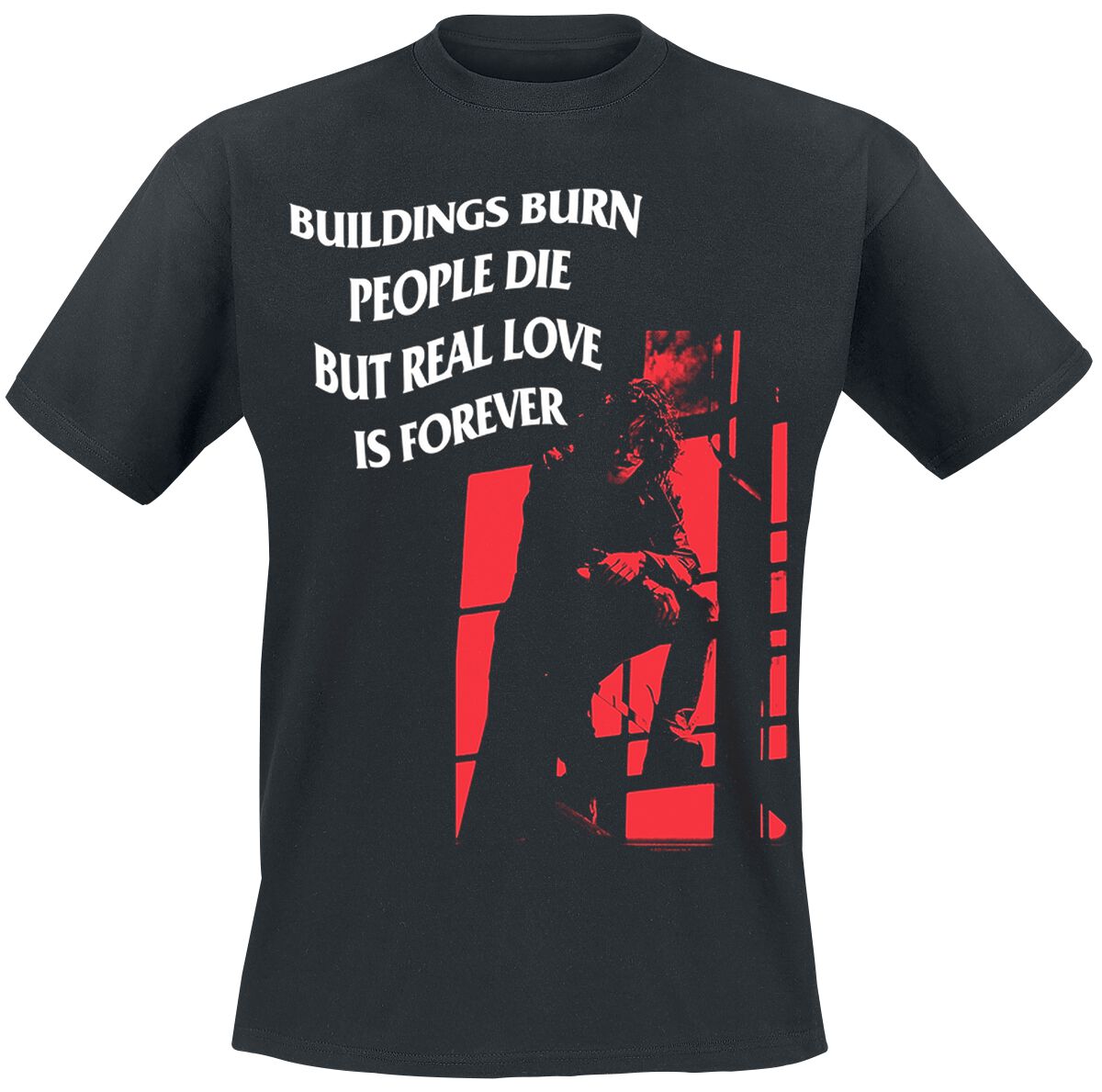 The Crow Eric Draven – Real Love Is Forever T-Shirt schwarz