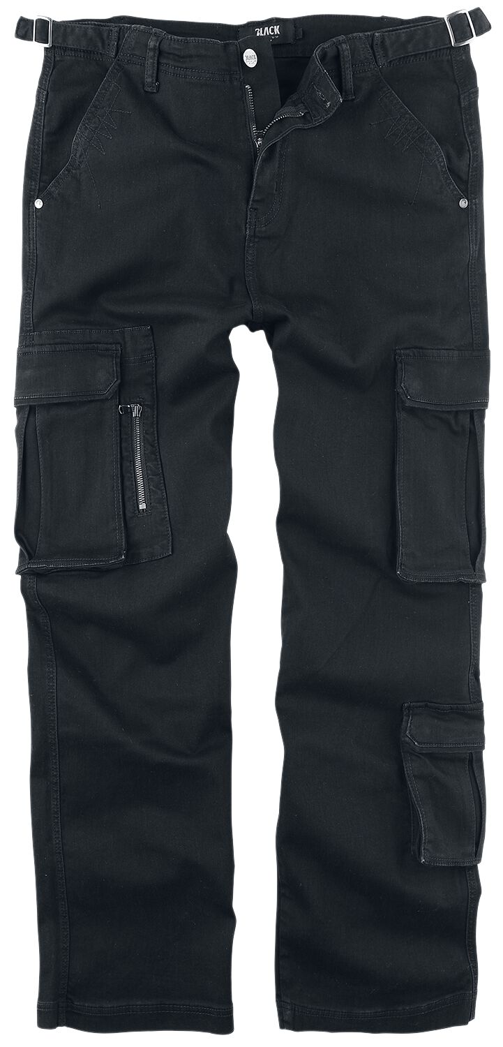 Black Premium by EMP Army Vintage Trousers Cargohose schwarz in XL