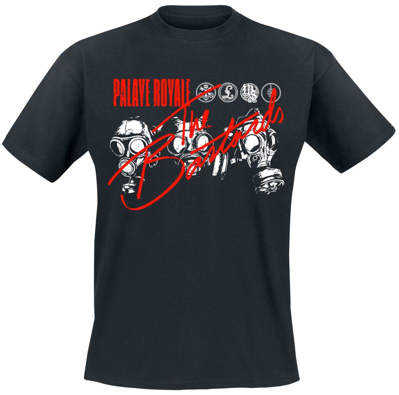 Palaye Royale T-shirt - The Bastards Gas Masks - S tot 5XL - voor Mannen - zwart
