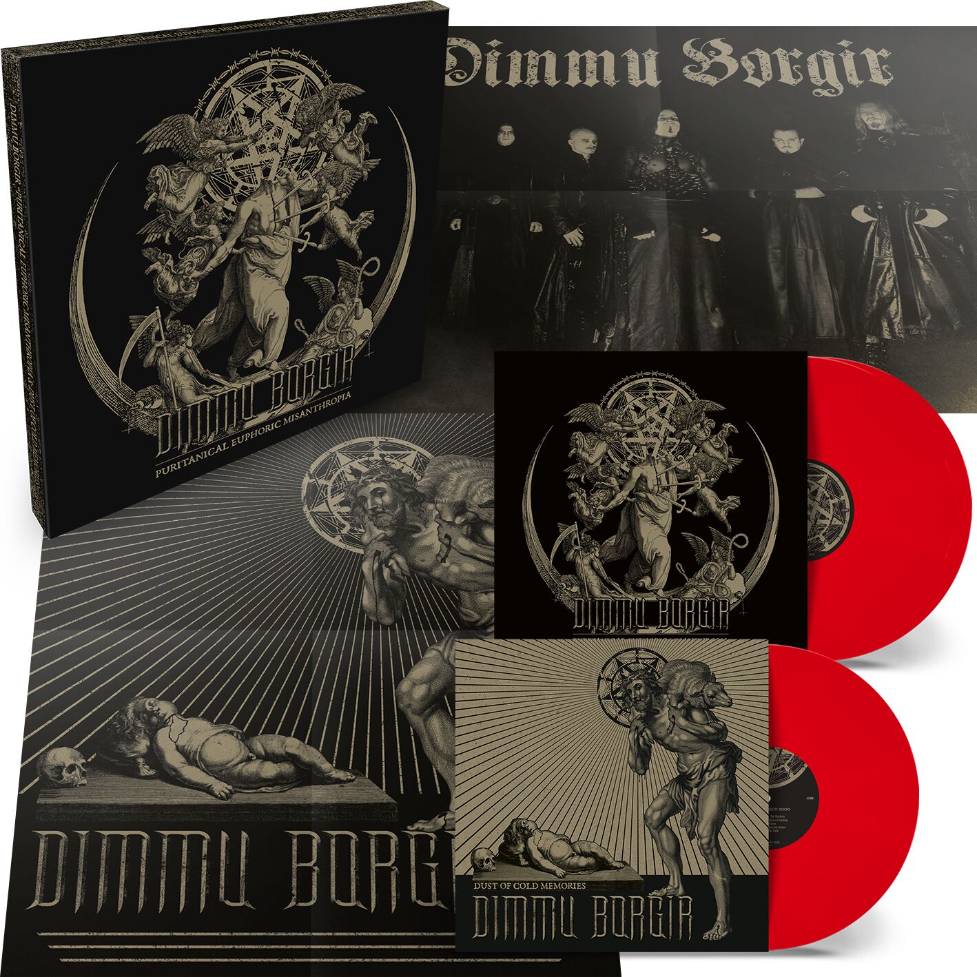 Levně Dimmu Borgir Puritanical euphoric misanthropia 3-LP červená
