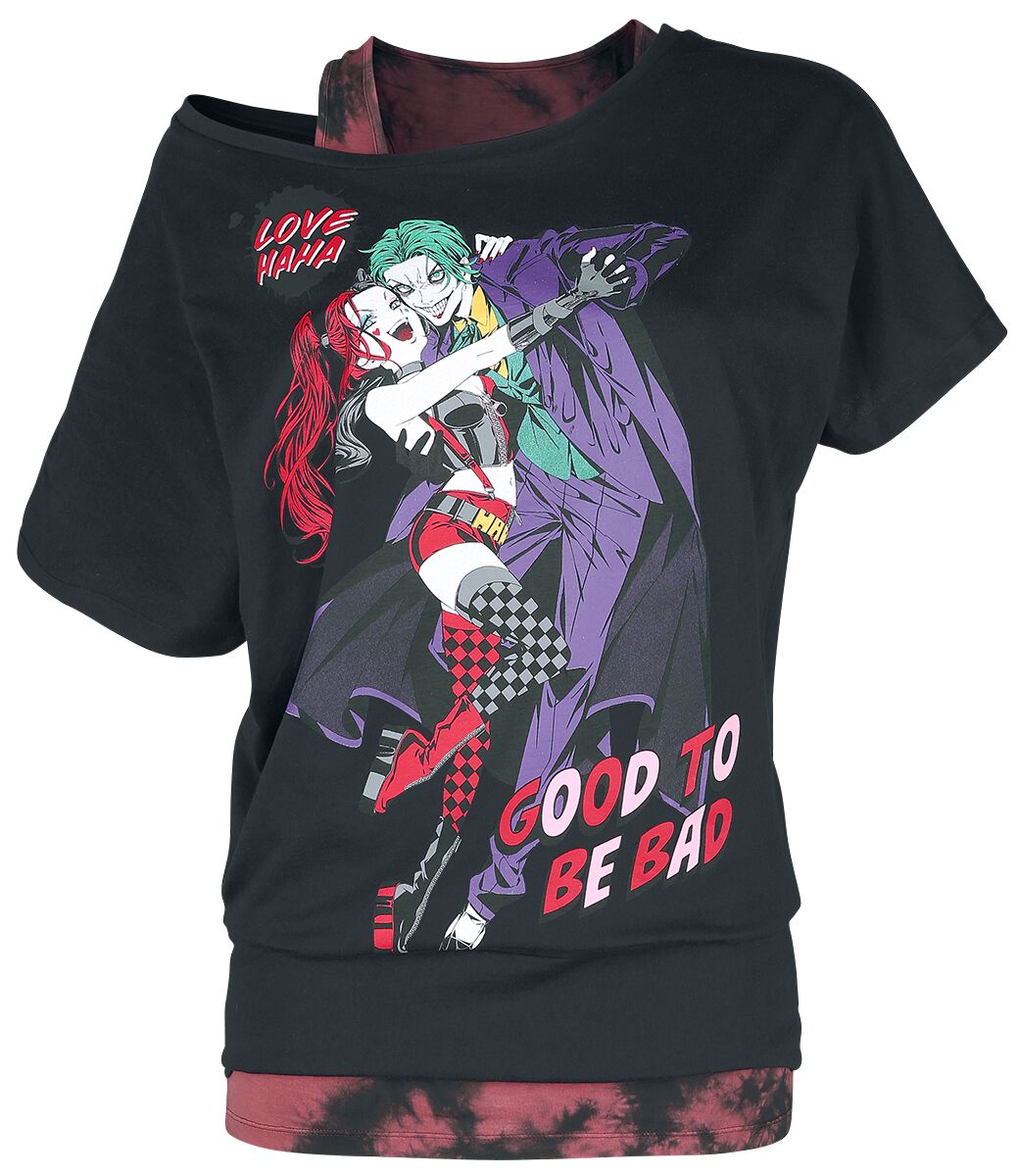 Suicide Squad Harley and Joker T-Shirt multicolour