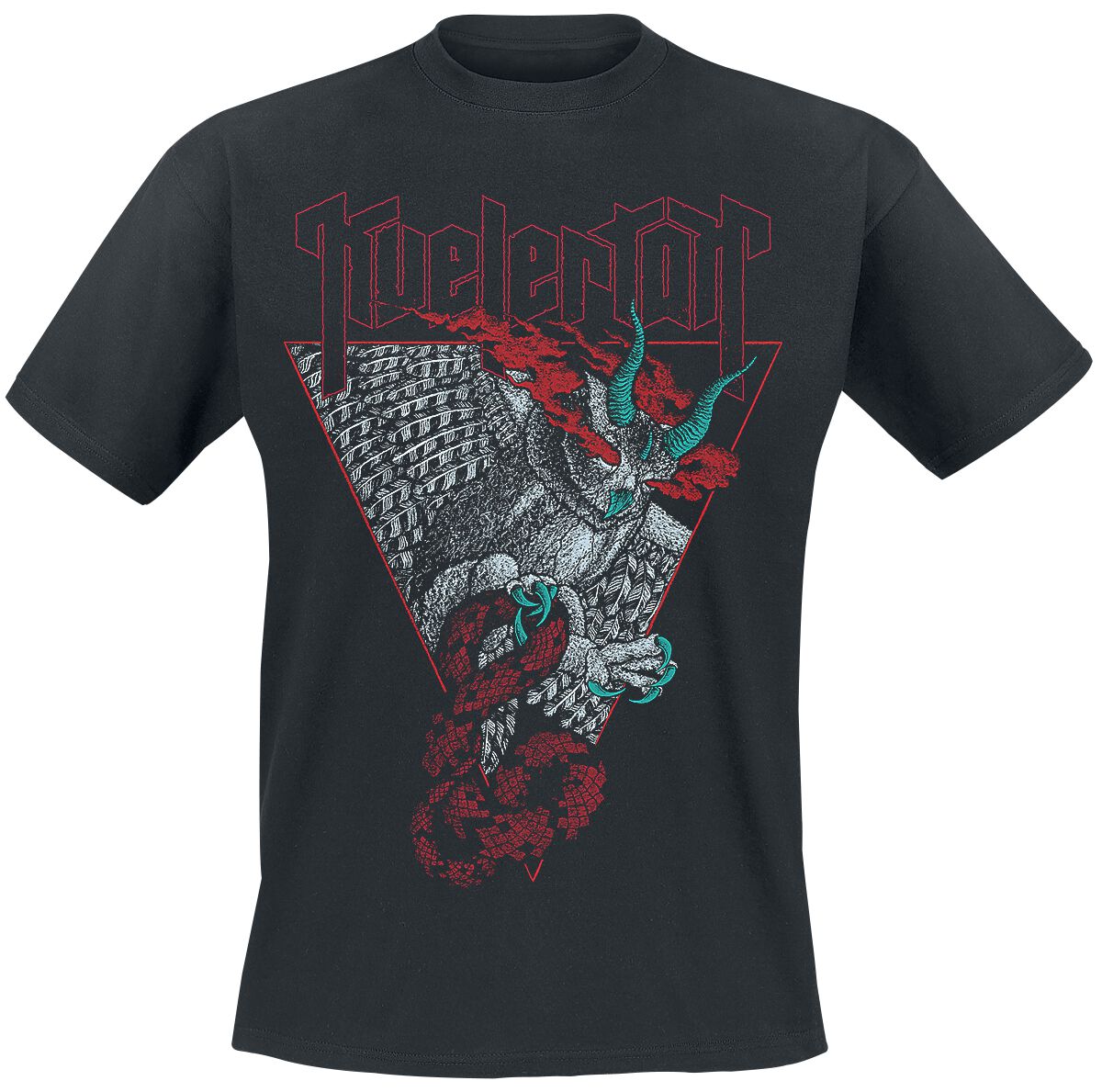 Image of Kvelertak Demon Owl T-Shirt schwarz