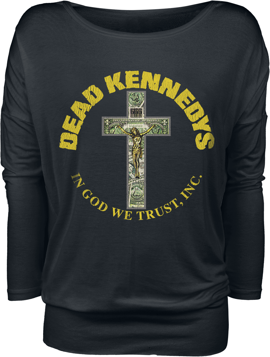 Dead Kennedys - In God We Trust, INC - Girls longsleeve - black image