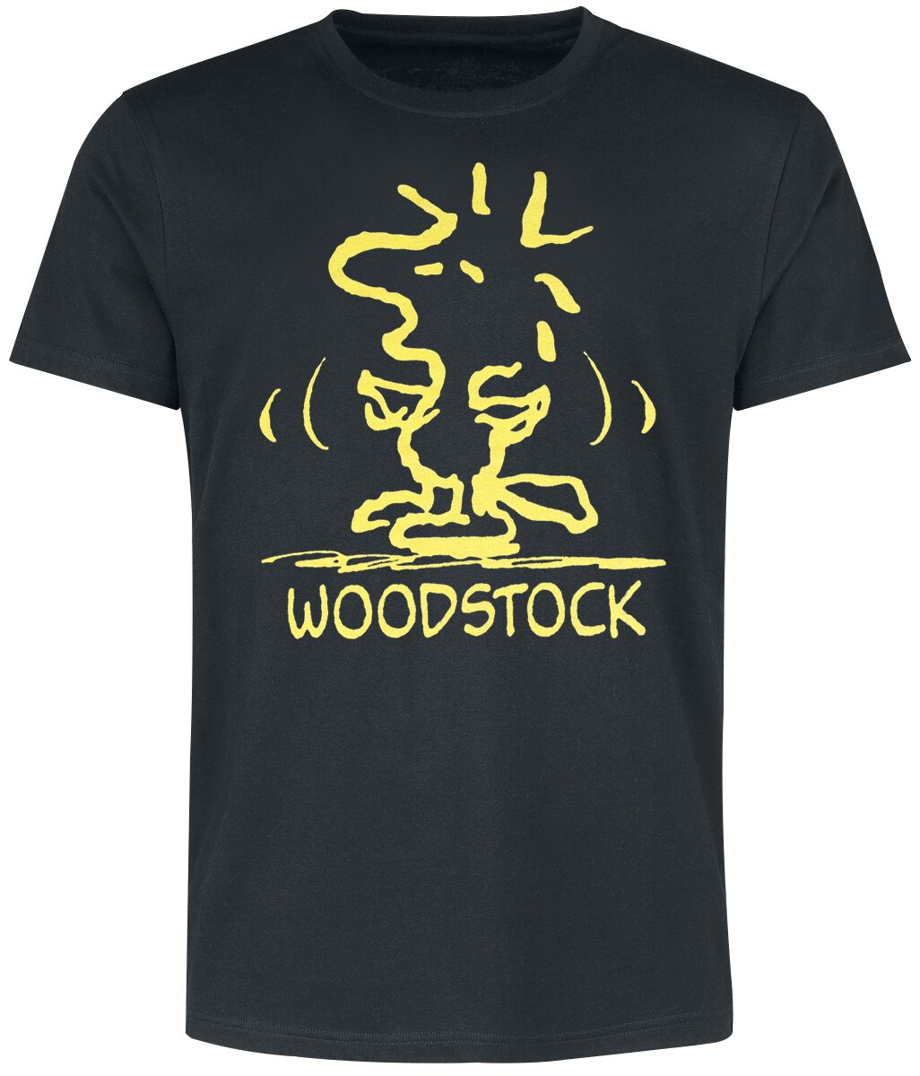 Levně Peanuts Woodstock Tričko černá