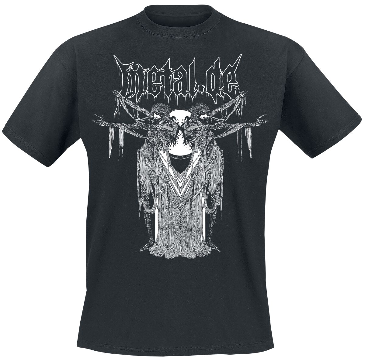Levně Metal.de black metal.de Tričko černá