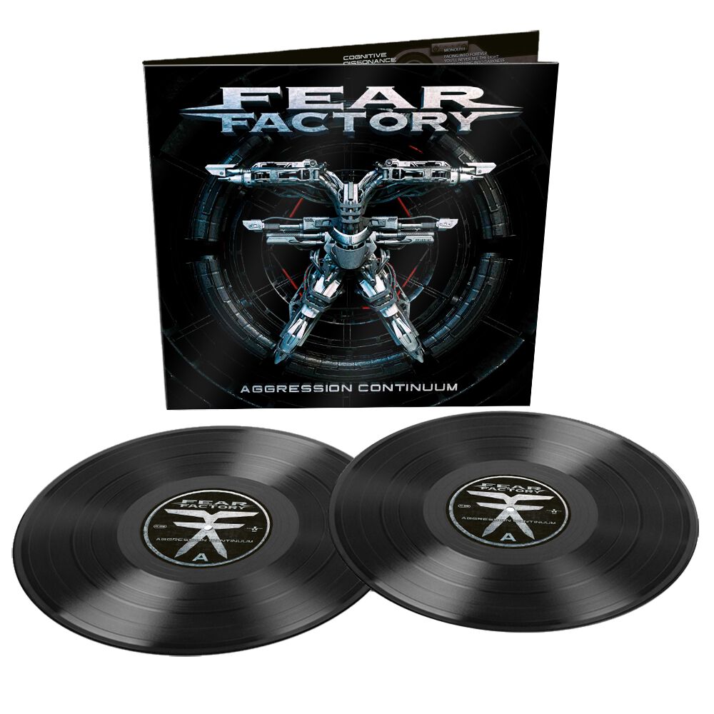 Image of Fear Factory Aggression Continuum 2-LP schwarz