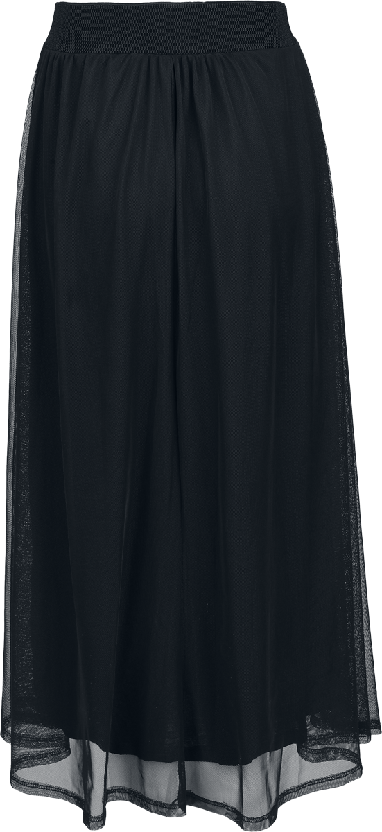 4068143374767 - Basic Rock Mittellanger Rock schwarz in L 4068143374767 - Basic Rock Mittellanger Rock schwarz in L