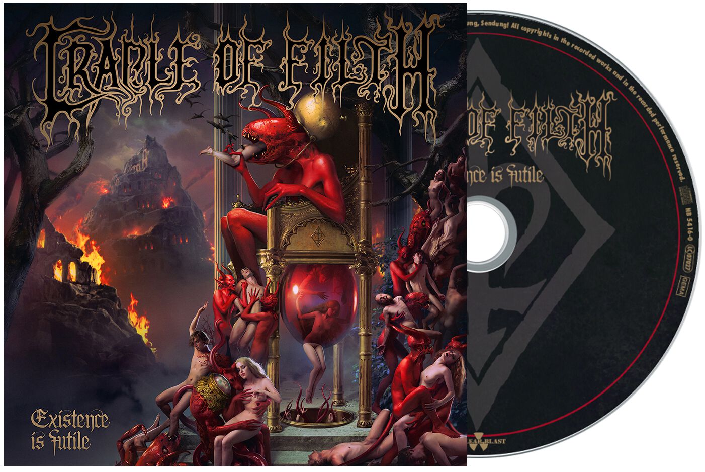 Image of Cradle Of Filth Existence is futile CD Standard