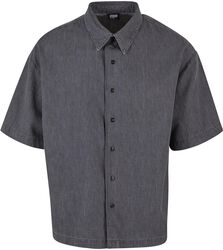 Lightweight Denim Shirt, Urban Classics, Kurzarmhemd