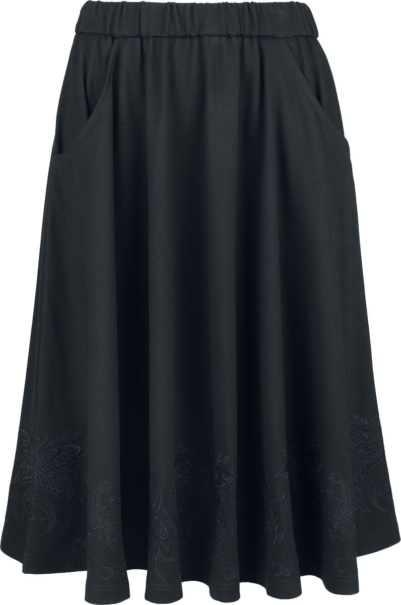 🏷️ Jupe mi-longue Gothic de Gothicana by EMP - Mystical Woods - pour Femme