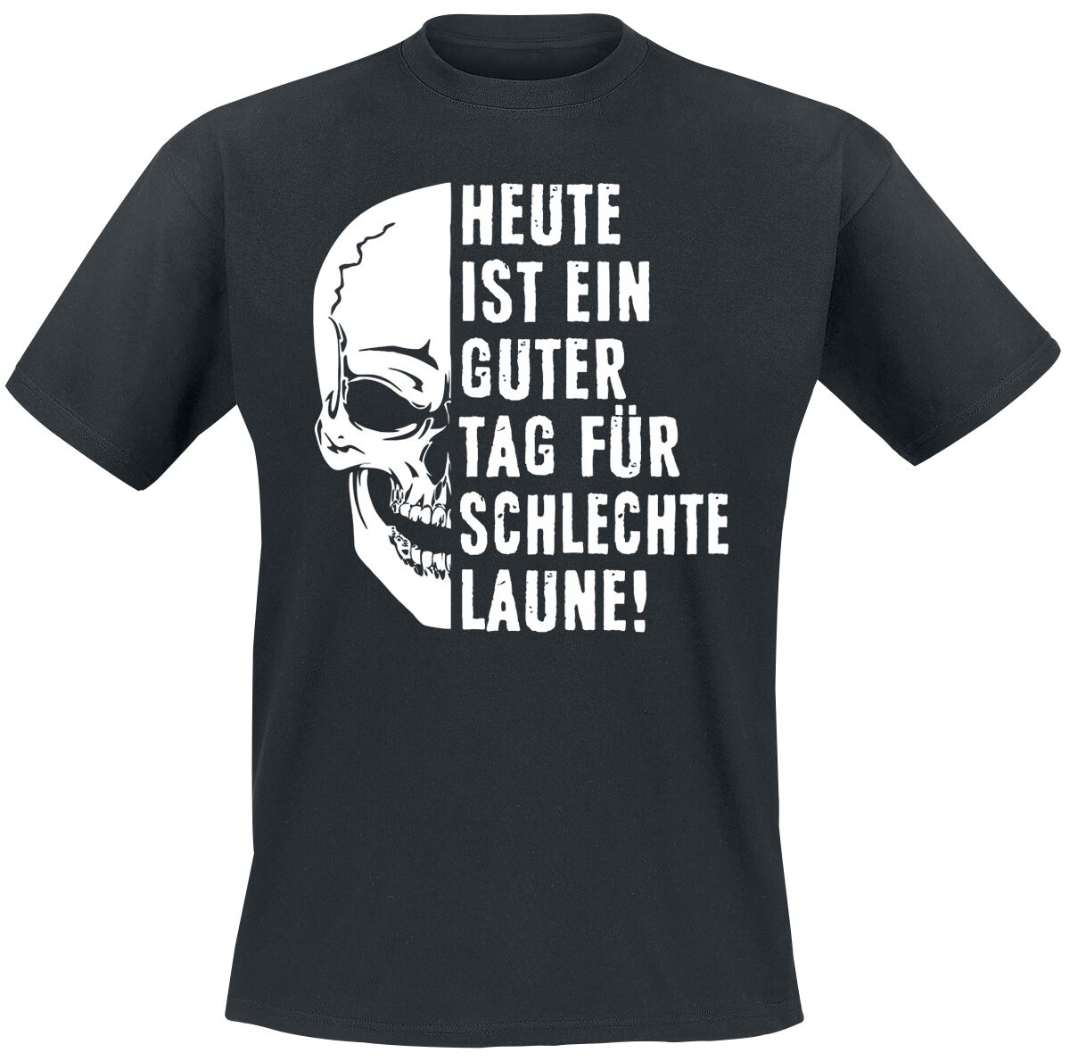 Sprüche Guter Tag für schlechte Laune T-Shirt schwarz Sprüche Guter Tag für schlechte Laune T-Shirt schwarz