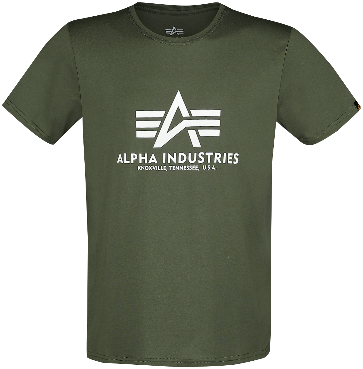 Alpha Industries - Basic T - T-Shirt - dunkelgrün
