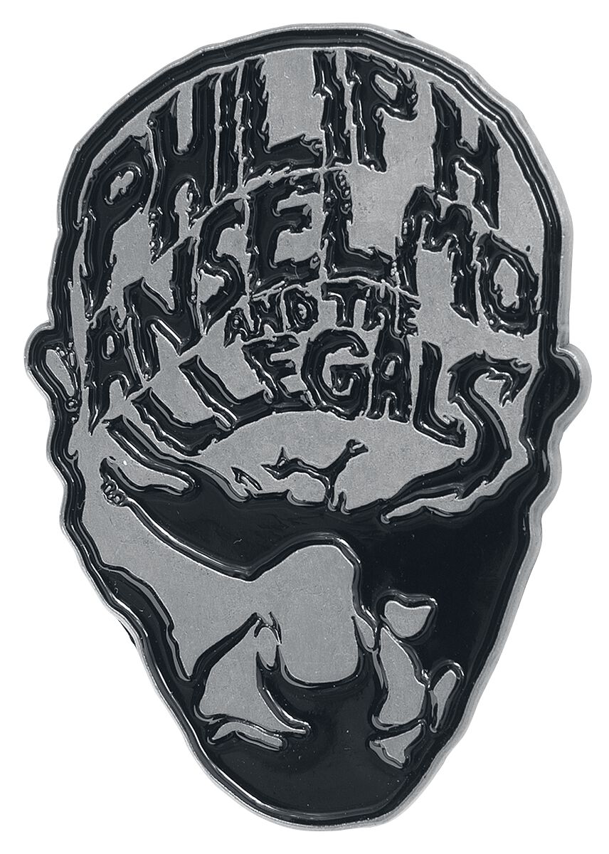 Image of Phil H. Anselmo & The Illegals Face Pin schwarz/silberfarben
