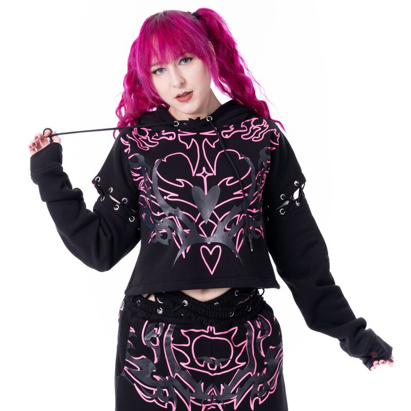 🏷️ Sweat-shirt à capuche Gothic de Heartless - Thornchant - Sweat à Capuche - pour Femme