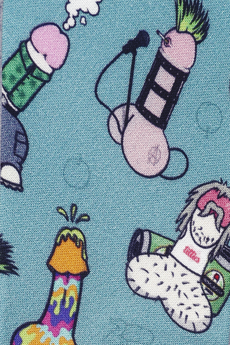 4068143318099 - Pimmel-Krawatte Krawatte blau grau 4068143318099 - Pimmel-Krawatte Krawatte blau grau