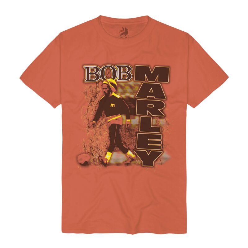 0199957260602 - Football Blur T-Shirt orange in XXL