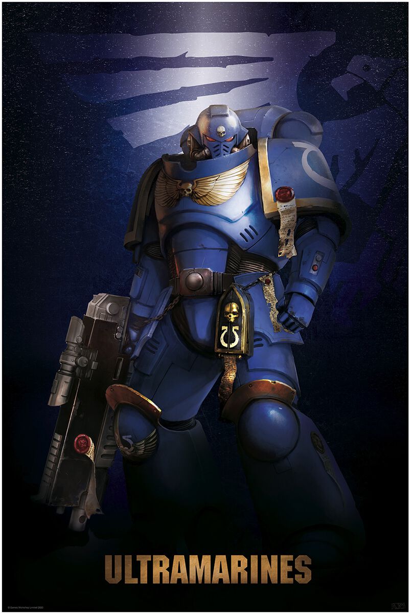 Image of Warhammer 40.000 Ultramarines Poster multicolor