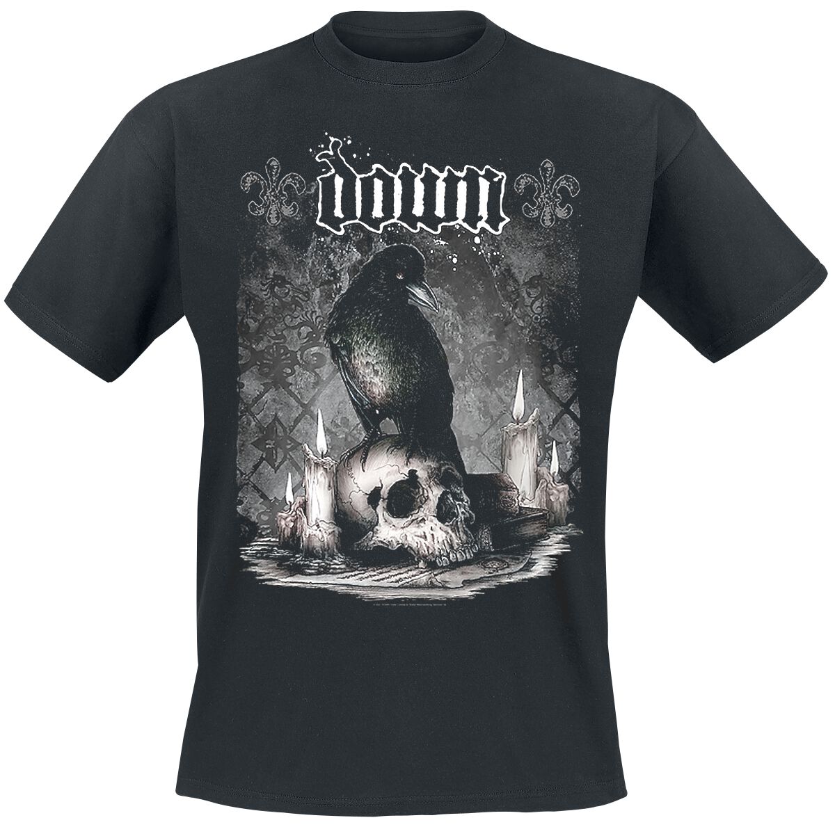 Down Crow Jumbo T-Shirt black