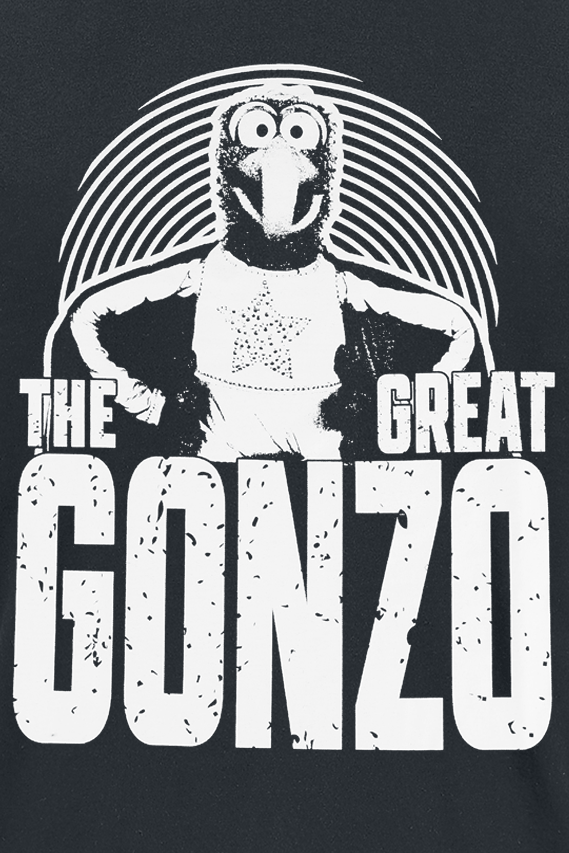 8718526428254 - The Great Gonzo T-Shirt schwarz in XXL