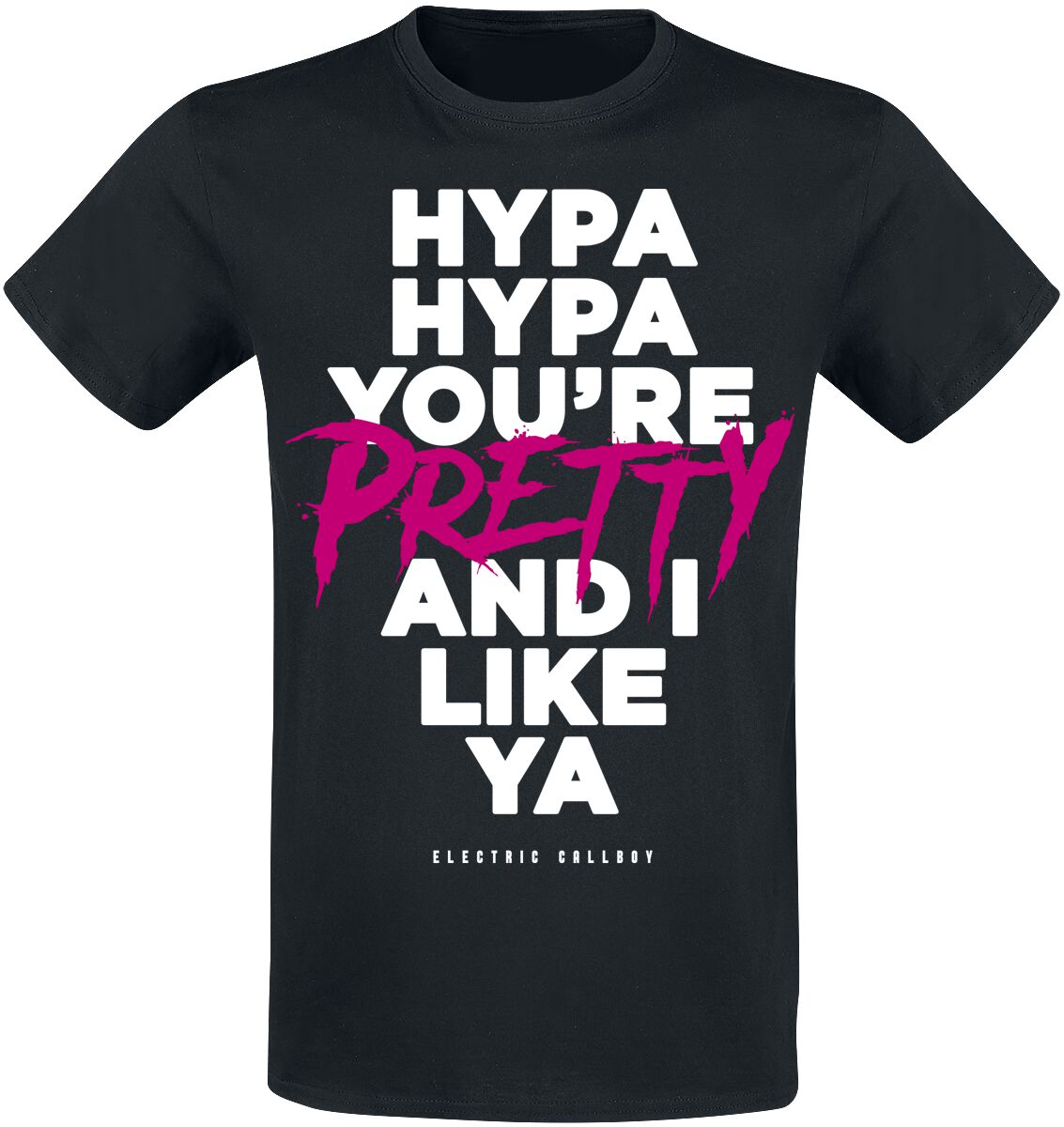 Electric Callboy Hypa Hypa Lyrics T-Shirt black