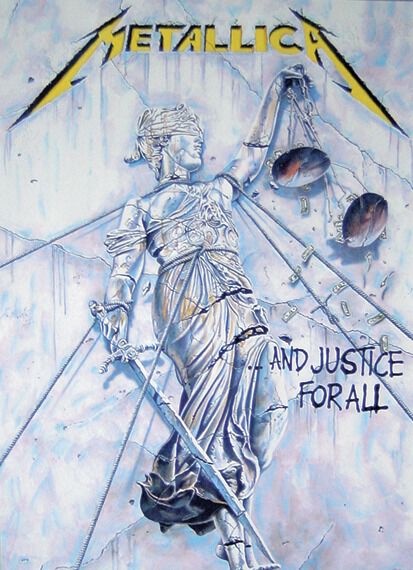 Metallica And Justice For All Poster multicolor