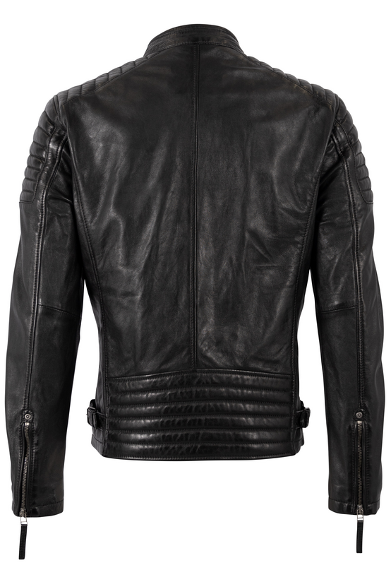 Thumbnail - Mauritius Chester Lederjacke schwarz in L