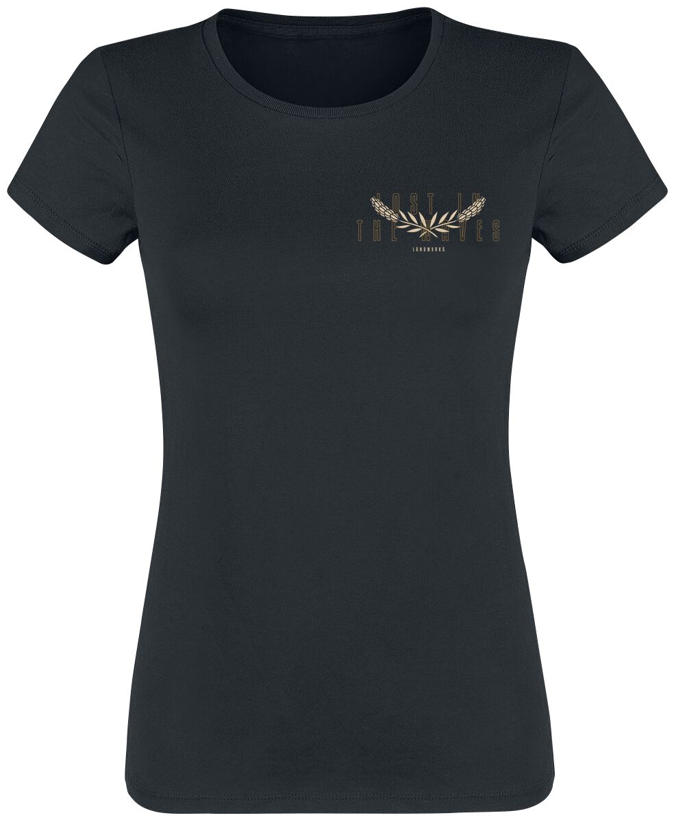 Landmvrks T-Shirt - Cicada - M bis XXL - für Damen - Größe XL - schwarz  - EMP exklusives Merchandise!