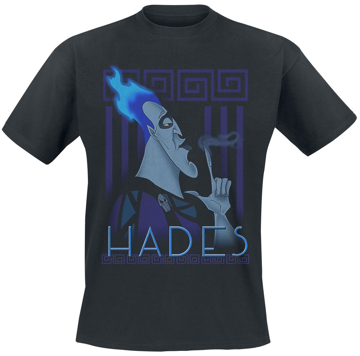 Hercules - Disney T-Shirt - Hades - S bis XXL - für Männer - Größe M - schwarz  - Lizenzierter Fanartikel