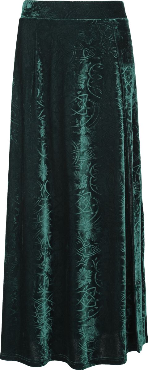Black Premium by EMP Långkjol - Episode of Emerald - S XXL - för Dam - grön