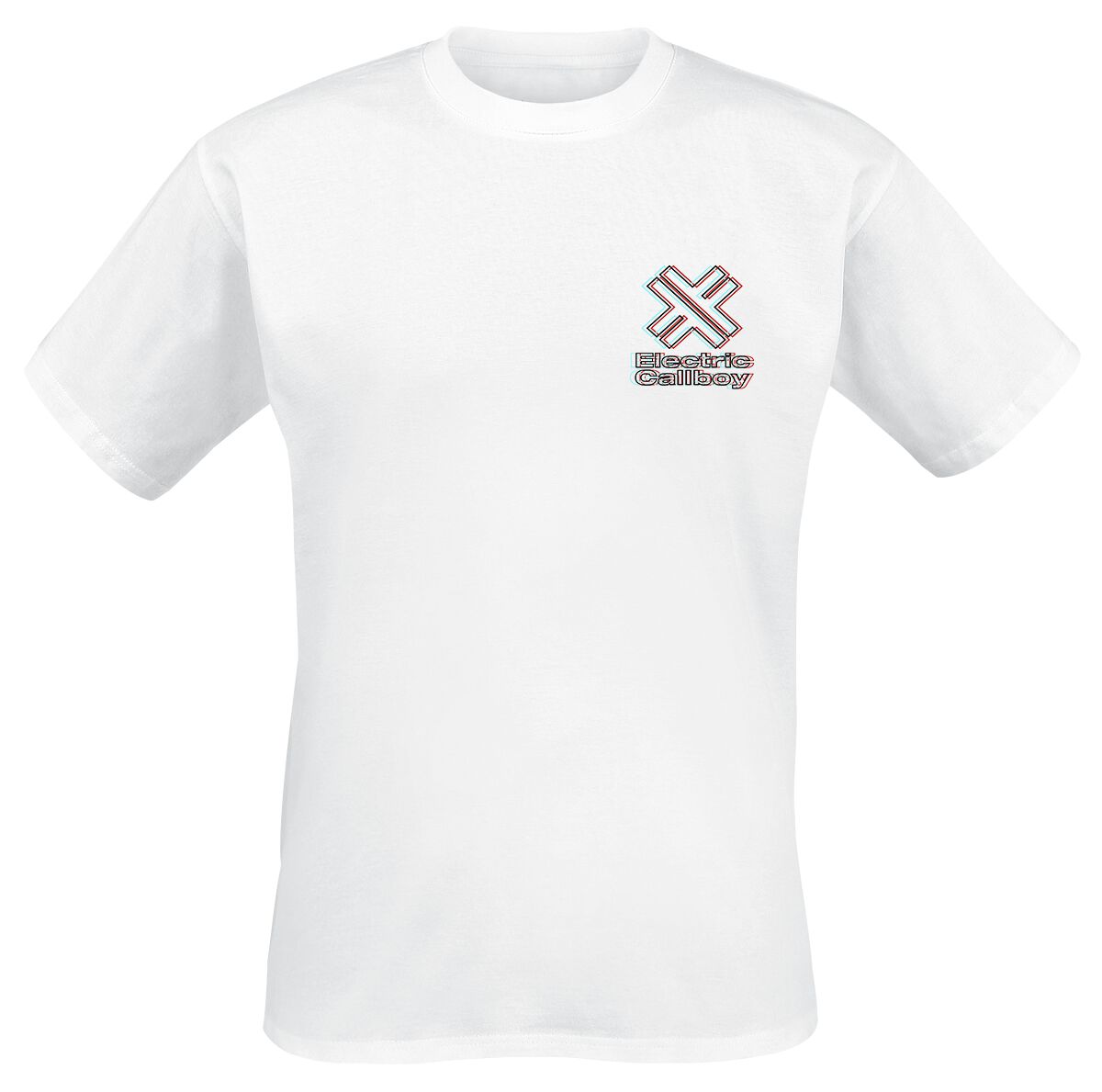 Electric Callboy In Tekkno We Trust T-Shirt weiß in XL