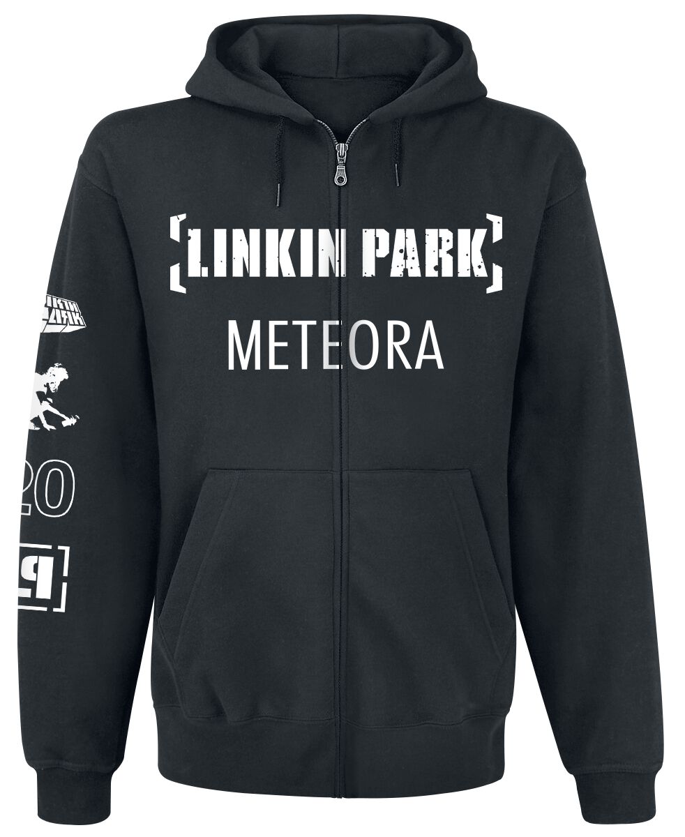 Linkin Park Kapuzenjacke - Meteora 20th Anniversary - S bis XL - für Männer - Größe M - schwarz  - EMP exklusives Merchandise!