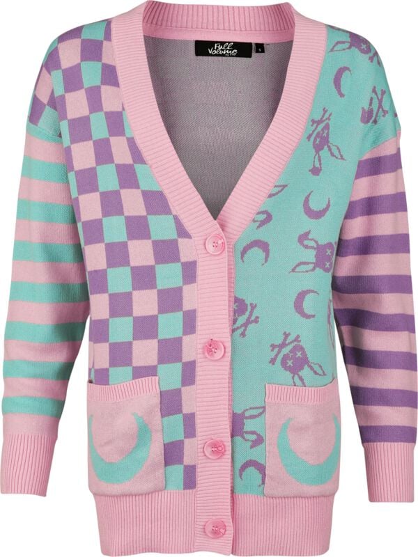 4068143327138 - Creepy Pastels Cardigan multicolor in XXL