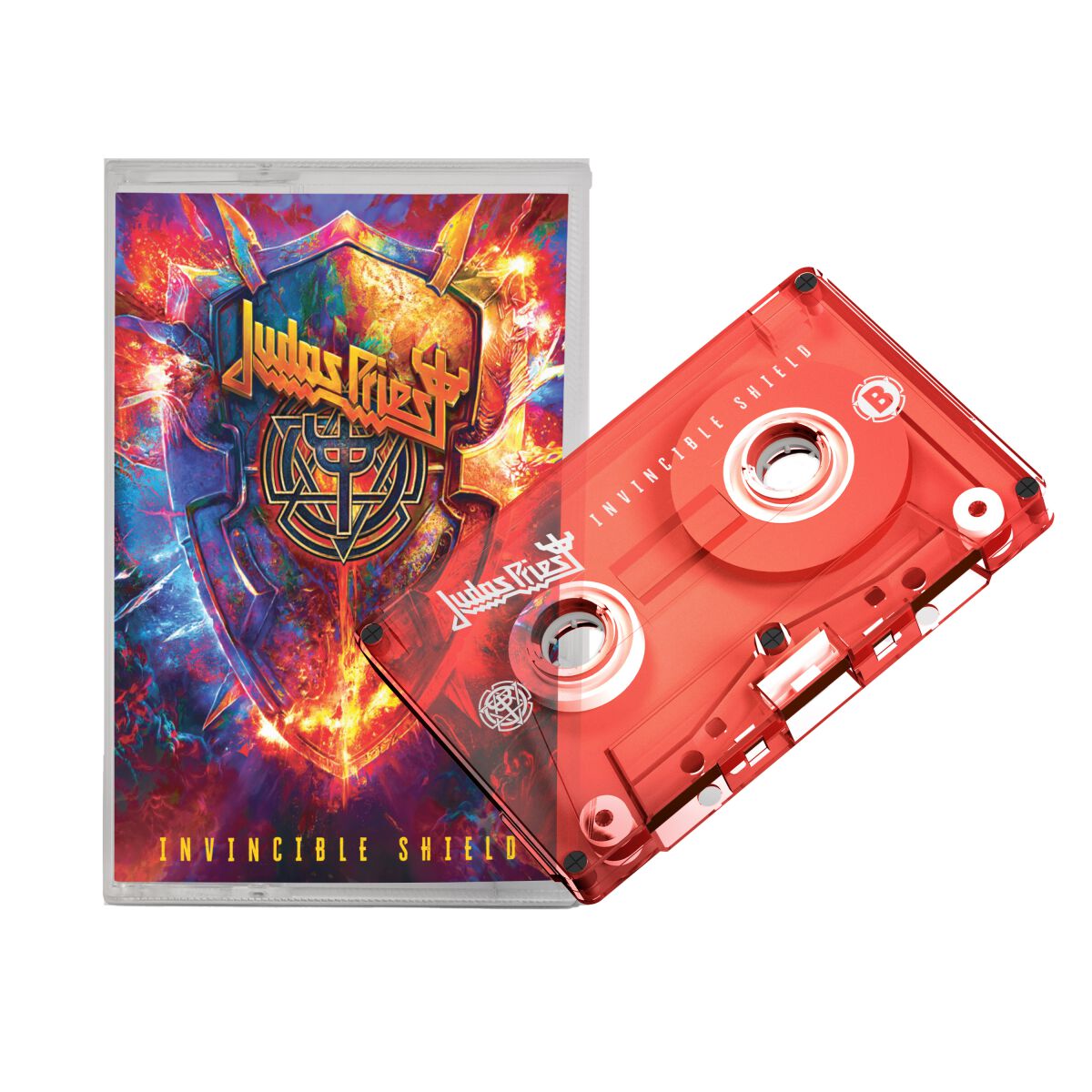 Judas Priest Invincible shield CD multicolor