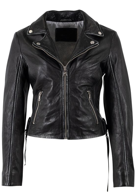 Mauritius Lederjacke - MWBatuh - S bis 3XL - für Damen - Größe M - schwarz