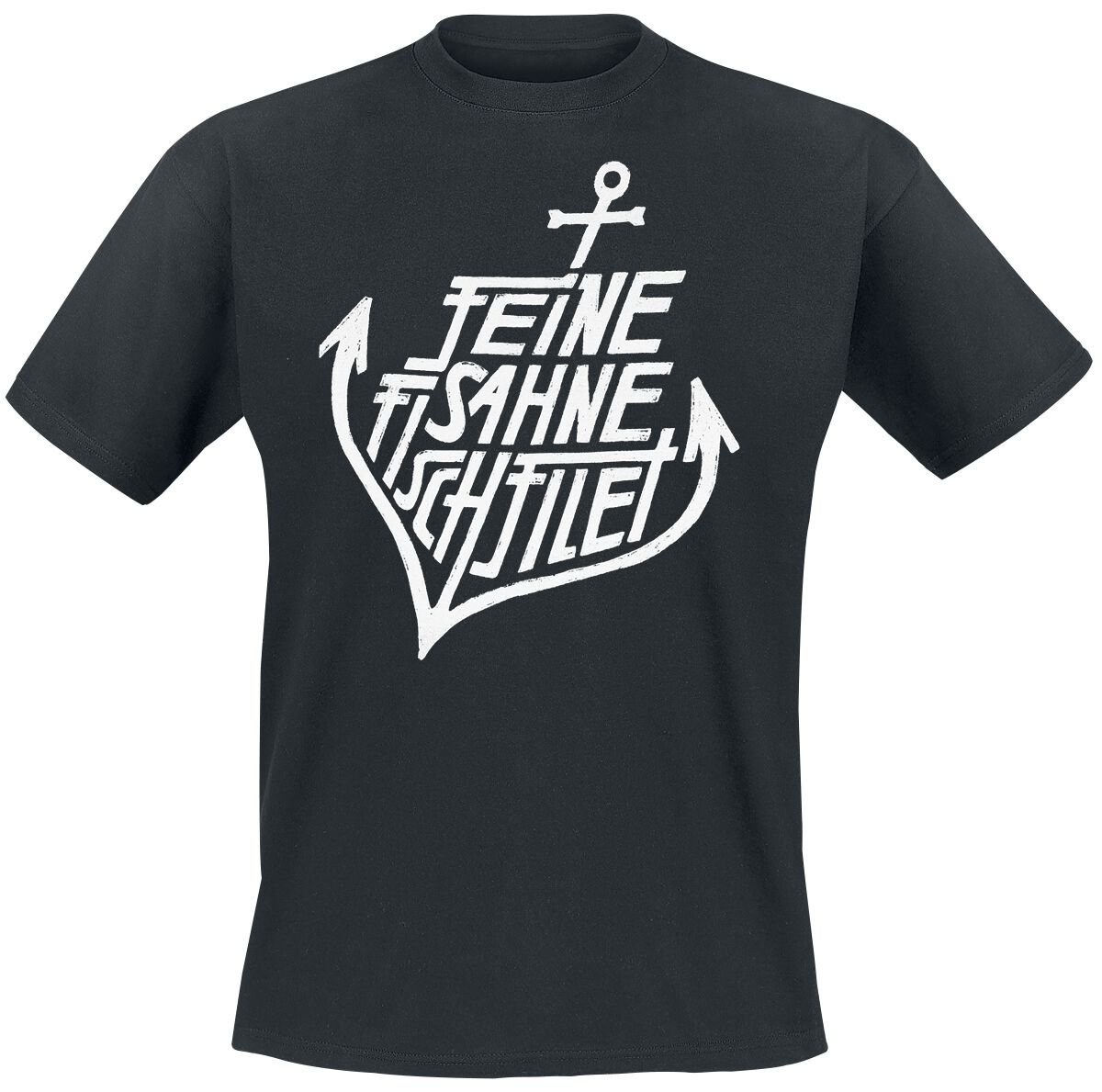 Image of Feine Sahne Fischfilet Anker T-Shirt schwarz