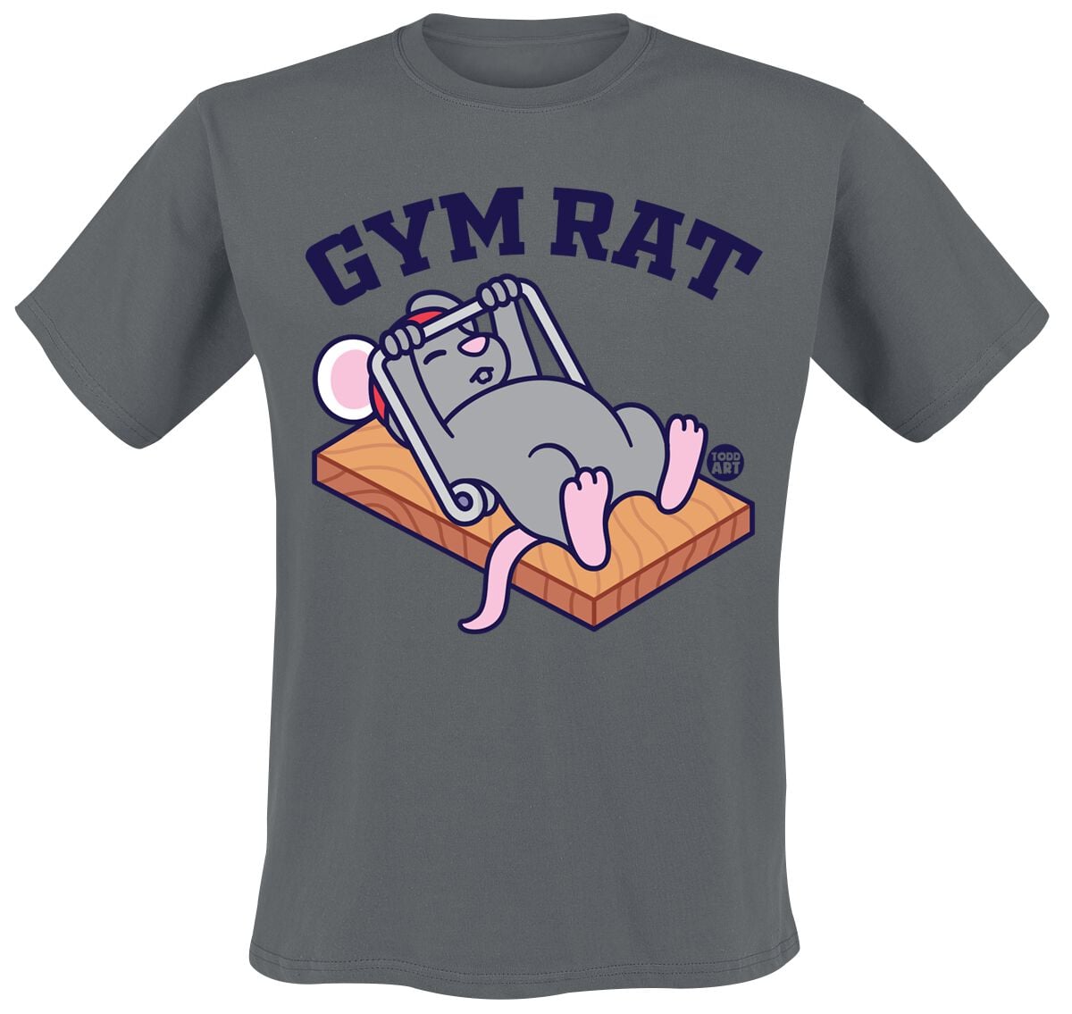 Todd Goldman Gym Rat T-Shirt charcoal in 3XL