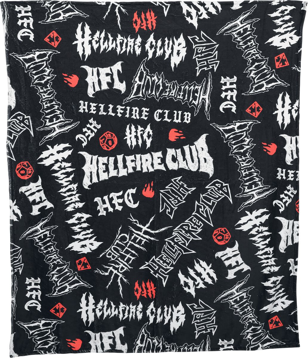 0199756999949 - Season 5 - Hellfire Club Logo - Fleecedecke Decke multicolor