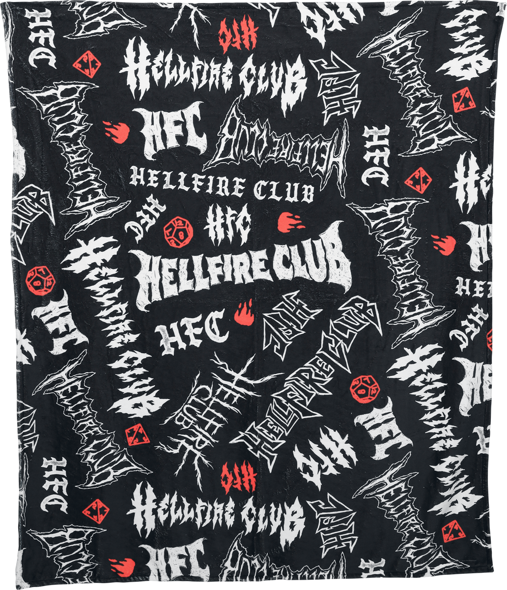 Stranger Things  Blankets - Season 5 - Hellfire Club - Fleece Blanket - multicolour