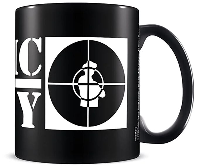 Public Enemy Tasse - Crosshairs Logo - multicolor  - Lizenziertes Merchandise!