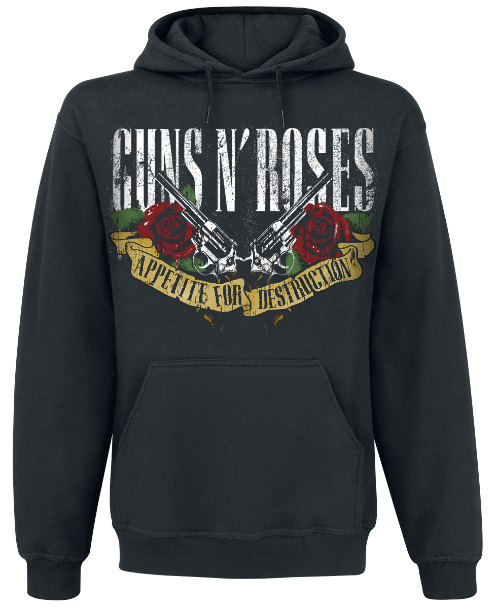 Guns N' Roses - Appetite For Destruction - Banner - Hooded sweatshirt - black image
