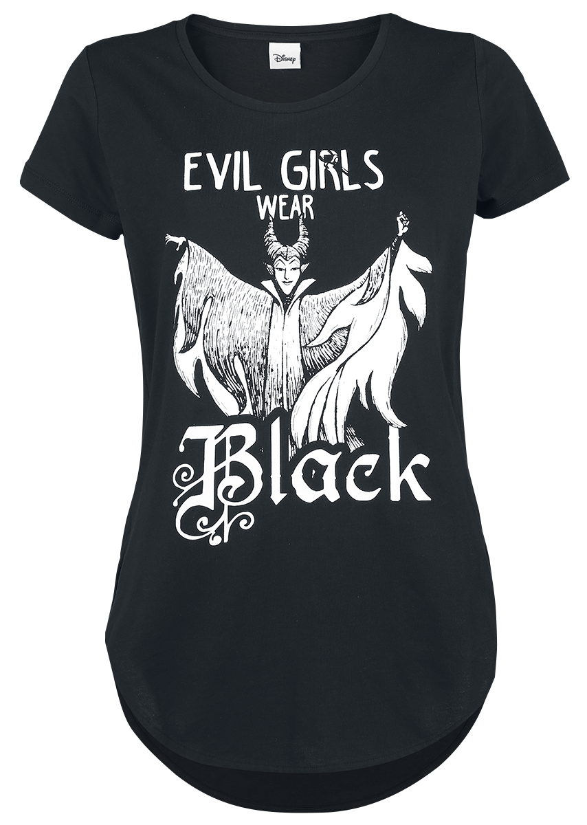 Sleeping Beauty - Maleficent - Evil Girls Wear Black - Girls shirt - black image