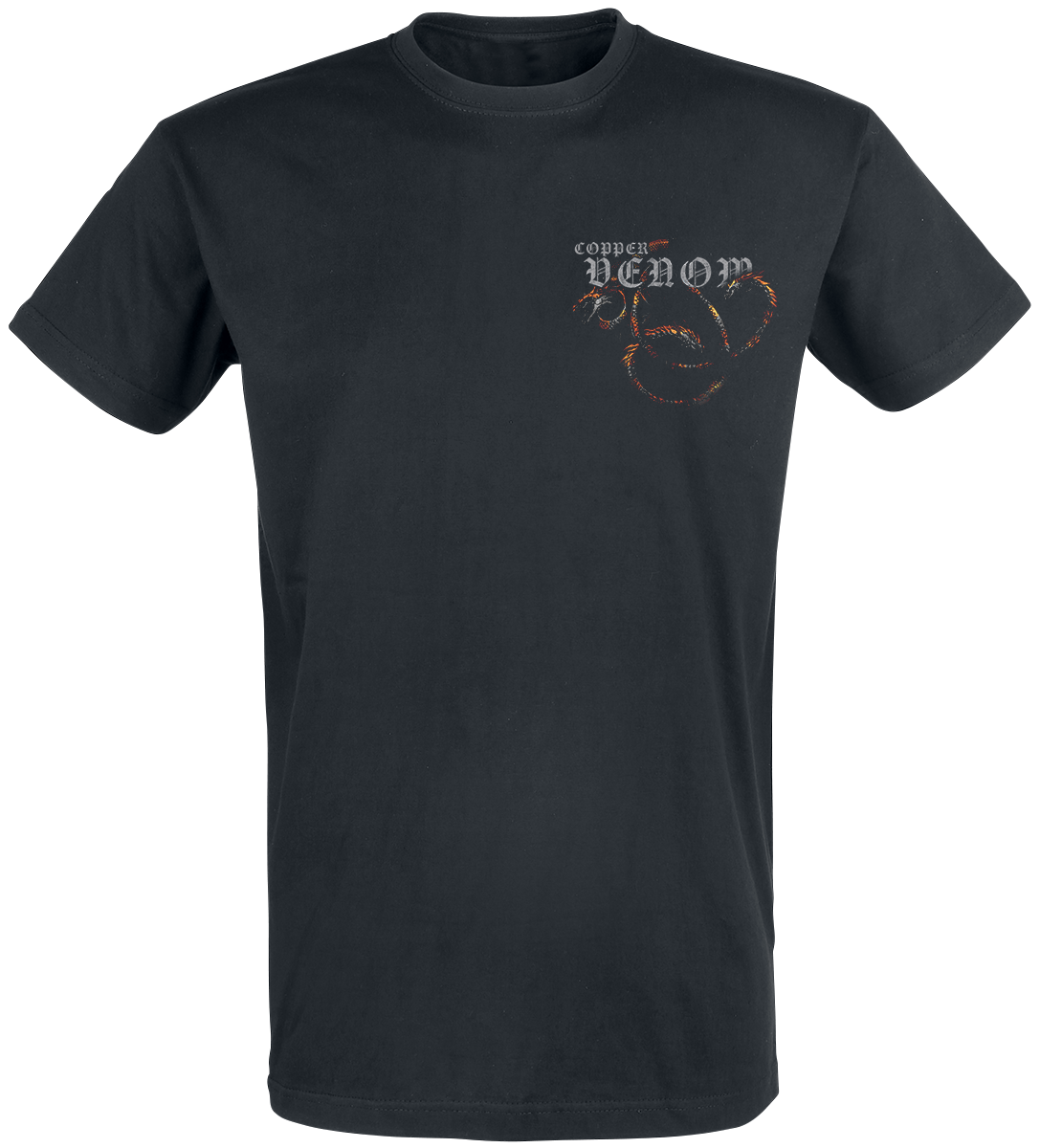 Alchemy England T-Shirt - Gorgon King Shirt - M - für Männer - Größe M - schwarz