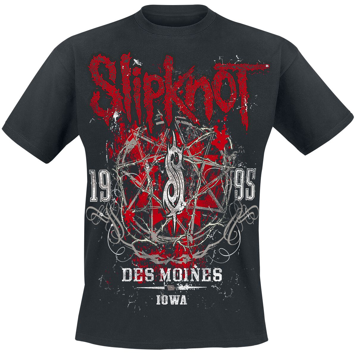 Slipknot T-Shirt - Iowa Star - S bis 5XL - für Männer - Größe XXL - schwarz  - Lizenziertes Merchandise!
