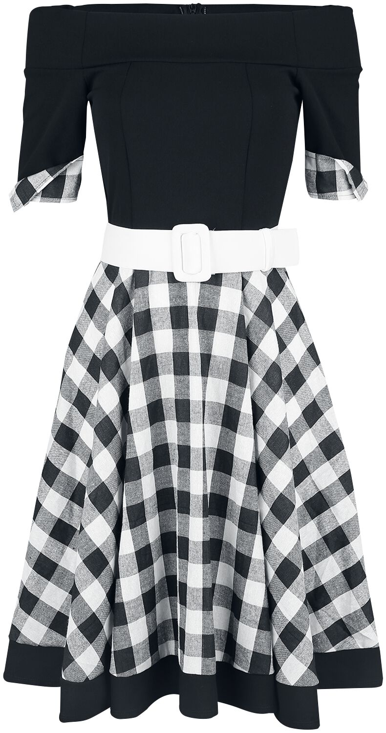 Schulterfreies Swing Kleid Belsira Mittellanges Kleid Emp