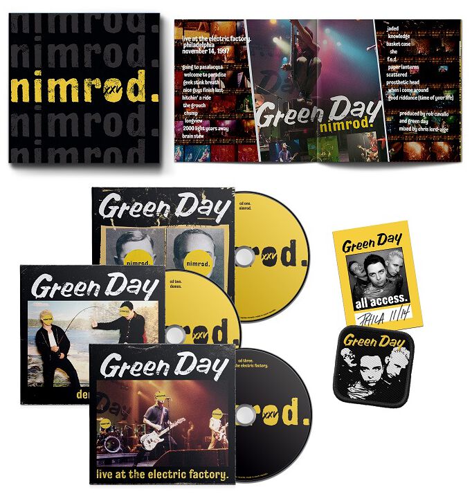 Levně Green Day Nimrod 3-CD standard